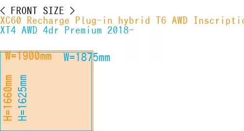 #XC60 Recharge Plug-in hybrid T6 AWD Inscription 2022- + XT4 AWD 4dr Premium 2018-